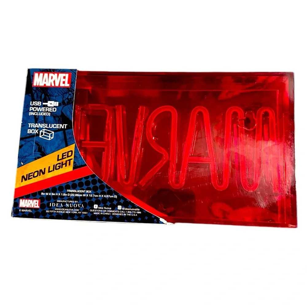 Marvel Red LED Neon Light - Picture 2 of 5